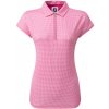 Dámská Trička FootJoy Houndstooth Print Lisle pink