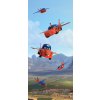 Tapety AG Design FTDV-1804 Dětská papírová fototapeta Cars flying rozměry 90 x 202 cm