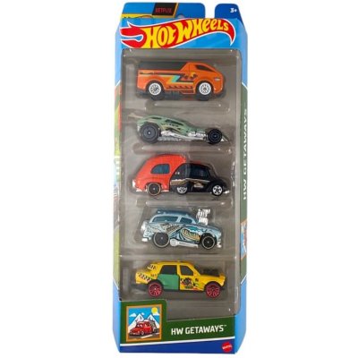 Hw Hot Wheels Getaways 5ks angličáky HTV46 – Zbozi.Blesk.cz