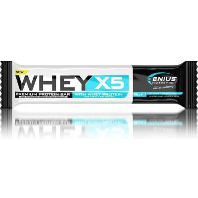 Genius Nutr Whey X5 Protein Bar 48 g – Hledejceny.cz