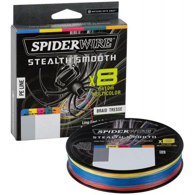 Spiderwire Splétaná Šňůra Stealth Smooth 8 300 m 0,14 mm 16,5 kg – Zboží Dáma