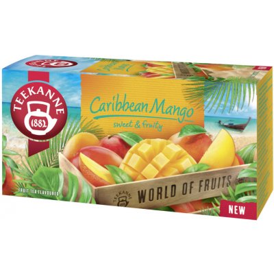 Teekanne Caribbean mango ovocný čaj 20 sáčků – Zbozi.Blesk.cz