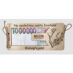 Přání Novomanželům milion korun- ruce – Sleviste.cz