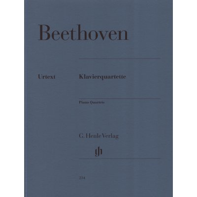 Ludwig van Beethoven Piano Quartets noty na housle, violu, violoncello, klavír – Hledejceny.cz