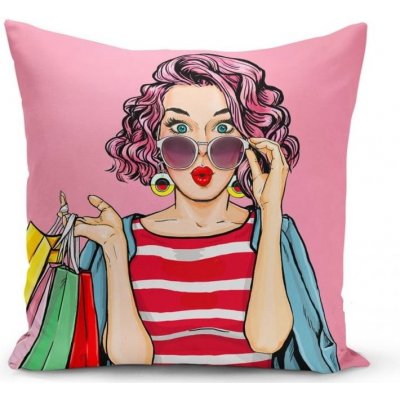 Minimalist Cushion Covers růžová/barevná 45 x 45 cm – Hledejceny.cz