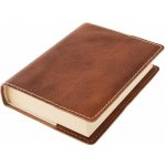 Kožený obal na knihu Klasik M 22,7 x 36,3 cm kůže měděná – Sleviste.cz