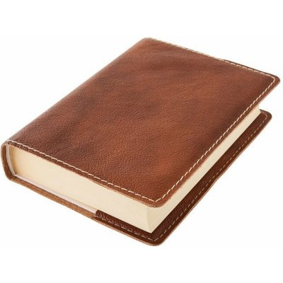 Kožený obal na knihu Klasik M 22,7 x 36,3 cm kůže měděná – Sleviste.cz