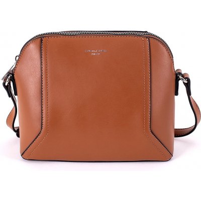 David Jones malá pevná hnědá crossbody kabelka CM5941 – Zboží Mobilmania