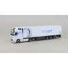 Sběratelský model Herpa Volvo FH GL s návěsem HRT Intertrans bílá 1:87