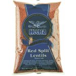 Heera Červená Čočka Red Split Lentils 2 kg – Zboží Dáma