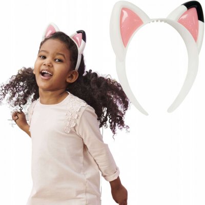 Čelenka s kočičími oušky Spin Master, barva bílá, univerzální – Sleviste.cz