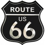 AVISA Avisa Hliníkové samolepící 3D logo ROUTE US 66 - – Zbozi.Blesk.cz