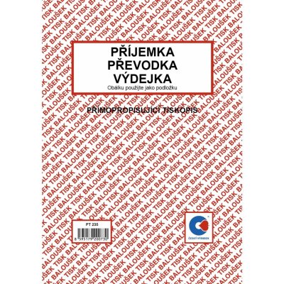 Baloušek Tisk PT235 Příjemka, Převodka, Výdejka A5