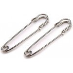 Ozdobný spínací špendlík kilt 13x65 mm Varianta: platina, Balení: 2 ks – Zboží Dáma