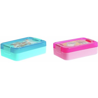 Plast Team box svačinový 21x14x65cm s klick.uz. PH růž – Zboží Dáma