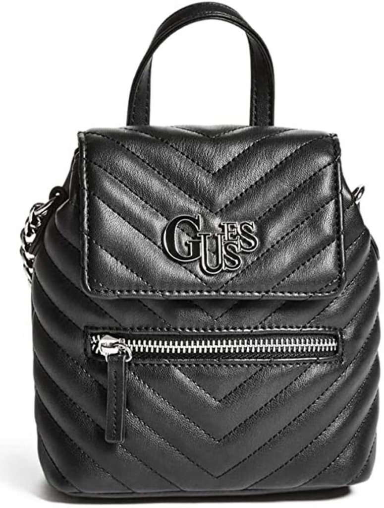 Guess crossbody kabelka Chevron Chain Quilted