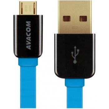 Avacom DCUS-MIC-120B USB - Micro USB, 120cm, modrý