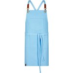 Exner Delší pracovní zástěra s laclem EX286 Light Blue 80 x 70 cm – Hledejceny.cz