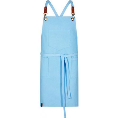 Exner Delší pracovní zástěra s laclem EX286 Light Blue 80 x 70 cm – Hledejceny.cz