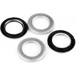 Průchodka zacvakávací vnitřní Ø42 mm / na záclony a závěsy stříbrná 10sada – Zboží Dáma