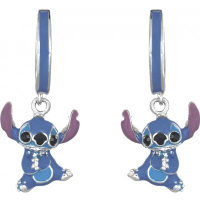 Disney stříbrné kruhy s přívěsky Stitch Lilo & Stitch ES00098SRHL.CS – Sleviste.cz