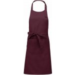 Kariban Zástěra s laclem "Sommelier" 86-garnet – Hledejceny.cz