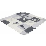 Matadi Výuková pěnová podložka Dinosauři 25ks šedá – Zboží Dáma