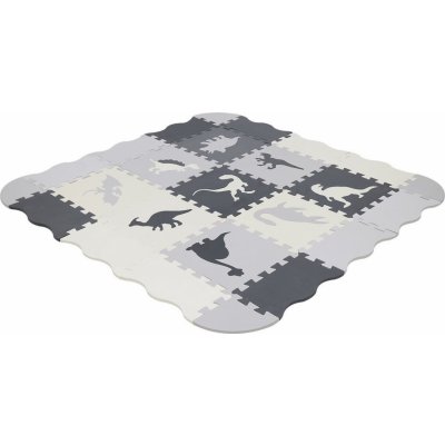 Matadi Výuková pěnová podložka Dinosauři 25ks šedá – Zboží Dáma