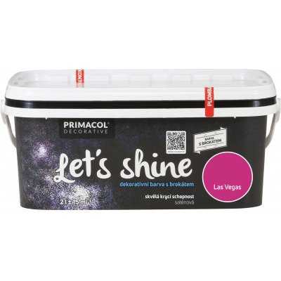 Primacol Decorative Lets Shine dekorativní barva s brokátem, Las Vegas, 2 l – Zbozi.Blesk.cz