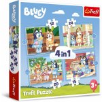 TREFL Bluey a její svět 4v1 12,15,20,24 dílků – Zbozi.Blesk.cz