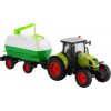 Auta, bagry, technika LEANToys Import Traktor s přívěsným cisternovým motorem Sound Friction Motor 37,5 cm