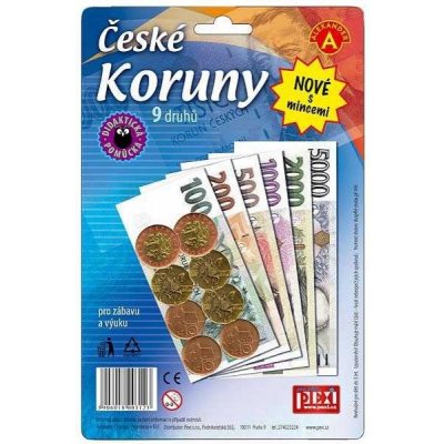 Alexander peníze ČESKÉ KORUNY