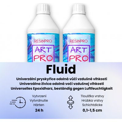 ResinPro Epoxidová pryskyřice Fluid 1 kg – Sleviste.cz