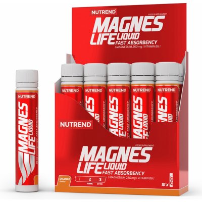 Nutrend MAGNESLIFE Pomeranč 10 x 25 ml