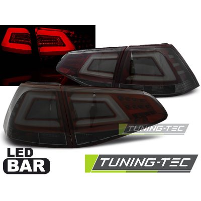 Zadní světla LED Bar VW Golf 7 13- červená/kouřová – Hledejceny.cz