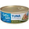 Konzervované ryby Sun&Sea Tuňák kousky v olivovém oleji 160 g