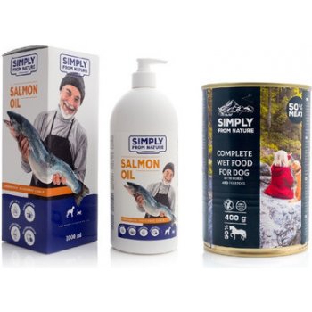 Simply from nature Salmon oil Lososový olej 1000 ml