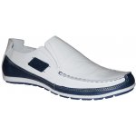 Kacper pánské mokasíny 1-0795 bílé – Zboží Dáma