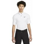 Nike Dri-Fit Tour Mens Solid Golf Polo White/Black – Zboží Mobilmania