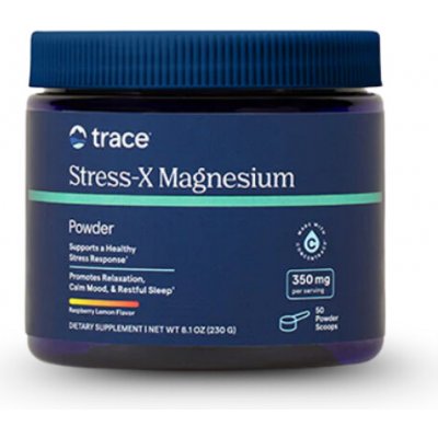 Trace Minerals Hořčíkový komplex v prášku + Stopové minerály ConcenTrace malina-citron 224 g – Hledejceny.cz