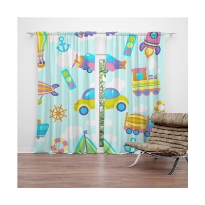 Sablio Závěs Autíčka: 2ks 140x250cm – Hledejceny.cz