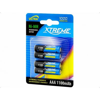 XTREME Ni-MH AAA 1100mAh 4ks 27AAANH – Zboží Živě