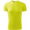 Dětské tričko triko Fantasy 124 unisex krátký rukáv neon žluté vhodné pro sport