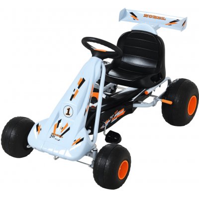 HOMCOM Motokára šlapací auto s ruční brzdou – Sleviste.cz