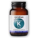 Viridian Vitamin K 50ug 30 kapslí – Hledejceny.cz