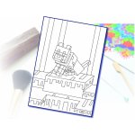 Radost v písku Šablona na pískování minecraft pes A5 148 x 210 mm – Zboží Dáma