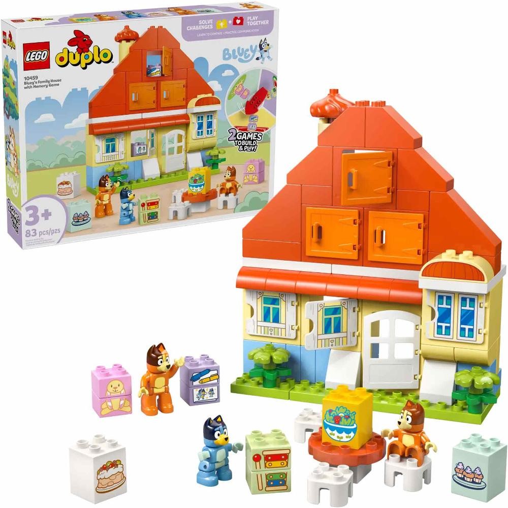 LEGO DUPLO 10459 Dům Bluey a paměťová hra