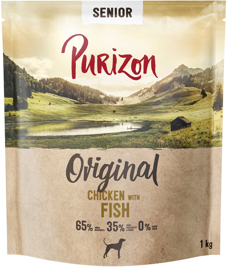 Purizon Senior kuře s rybou bez obilovin 4 x 1 kg