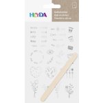 HEYDA Propisoty 10 x 19 cm ornamenty stříbrné – Hledejceny.cz