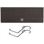 Prosperplast Truhlík RATO CASE W s háky a vkladem hnědý 39,5 x 18,5 x 19,5cm – Hledejceny.cz